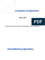 String Matching Algorithms