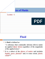 Properties of Fluids: Lecture - 1