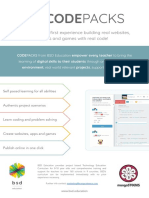 Codepacks: Your Students' First Experience Building Real Websites, Apps and Games With Real Code!