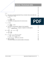 12 Marking Scheme: Worksheet (AS) : R I V R