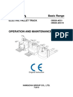 A Series Basic Range Pallet Truck Operation and Maintenance Manual (CE) - 2015.7 PDF