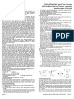 Covid-19 Igg/Igm Rapid Test Cassette (Whole Blood/Serum/Plasma - Cassette) Product Code: Ccov-200