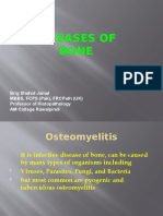 Diseases of Bone: Brig Shahid Jamal MBBS, Fcps (Pak), Frcpath (Uk) Professor of Histopathology Am College Rawalpindi