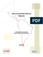 Health System Profile-Bolivia 2007 PDF