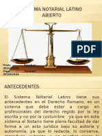 Sistema Notarial Latino Abierto