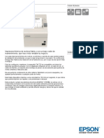 Epson TM T20 Datasheet