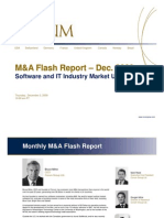 Rise in Valuations - December M&A Flash Report