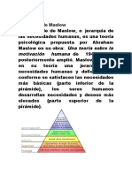 Pirámide de Maslow