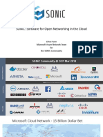 Sonic: Software For Open Networking in The Cloud