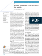 Use of A Dynamic Gait Trainer For A Child With Thoracic Level Spinal Cord Injury