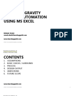 Design of Gravity Beams - Automation