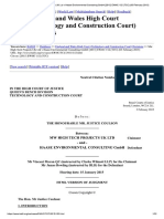 (Design Development) MW High Tech Projects UK LTD V Haase En... 015) EWHC 152 (TCC) PDF