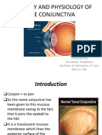 Anatomy and Physiology of The Conjunctiva: Presented by Arundhati Hatikakoty Bachelor of Optometry 3 Year Roll No-302