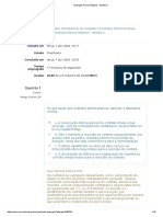 Avaliação Parcial Objetiva - Módulo 2 - Introducao Licitacoes