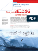 Can You in Two Places?: Belong