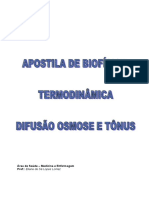 Apostila Termodinamica Difusao Osmose e Tonicidade Das Soluçoes