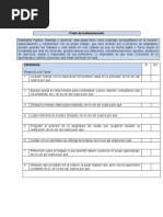 Pauta de Autoevaluación