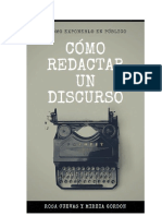 Cómo Redactar Un Discurso para Exponer en Público PDF