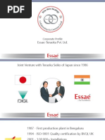 Essae-Teraoka Pvt. LTD.: Corporate Profile