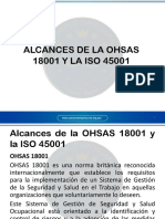 Alcances de La OHSAS 18001 y La ISO 45001 PDF