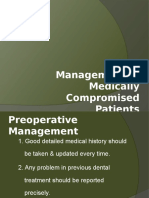 Dental Treatment of Medical Compromised Patients