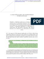 Solución Pacífica de Controversias PDF