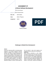 Assignment of Model Driven Software Development: SUBMITTED TO: Sir Abu Sameer