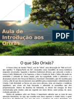 Apresentação Aula 1 - Introdução Aos Orixás