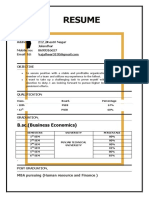 Kajal Resume