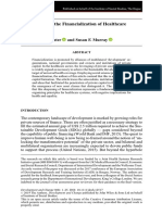 Hunter and Murray 2019 Deconstructing - The - Financialization - of - Healthcare