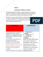 Actividad #4 Cuadro Comparativo Politicas de Calidad.