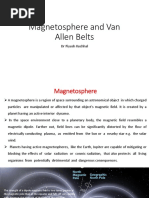 Magnetosphere and Van Allen Belts: DR Piyush Kuchhal