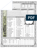 CoC - Gaslight - Character Sheet Art Nouveau PDF