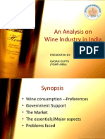 An Analysis of Indian Wine Industry