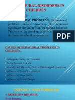 Behavioural Disorders in Children