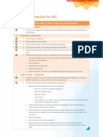 SolarBankability Best Practice Checklists EPC 20170209 PDF