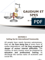 Gaudium Et Spes: By: Macawadib, Elias Origen, Janiene Villanueva, Alex