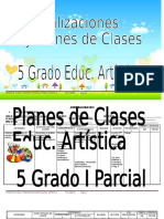 Planes Quinto Artistica