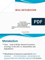 Bacterial Metabolism: Santosh Yadav