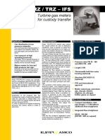 TRZ / TRZ - Ifs: Turbine Gas Meters For Custody Transfer