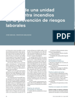 Utilidad de Una Unidad Móvil Contra Incendios en La Prevención de Riesgos Laborales