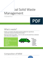 Municipal Solid Waste Management: Fundamentals