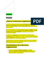 Qué Es La Estructura Organizacional