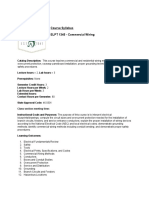 Course Syllabus ELPT 1345 - Commercial Wiring: Catalog Description