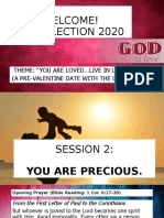 Welcome! Recollection 2020: Theme: "You Are Loved Live in Love" (A Pre-Valentine Date With The Lord)