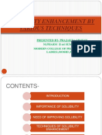 @solubility Enhancement Techniques