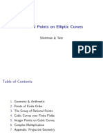 Rational Points On Elliptic Curves Silverman Tate PDF