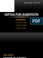 ASFIXIA POR SUMERSIÓN Diapos