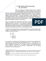 FRAMA - Fractal Adaptive Moving Average by John Ehlers: S S N N