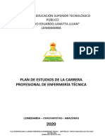 Plan de Estudios Enfermeria